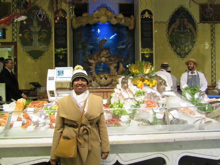 Me at Harrod's of London