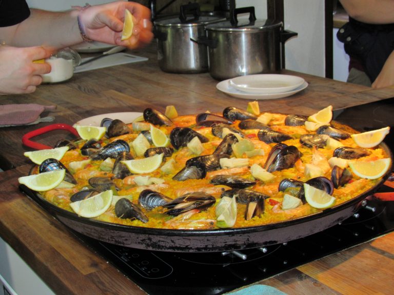 Seafood paella, Barcelona
